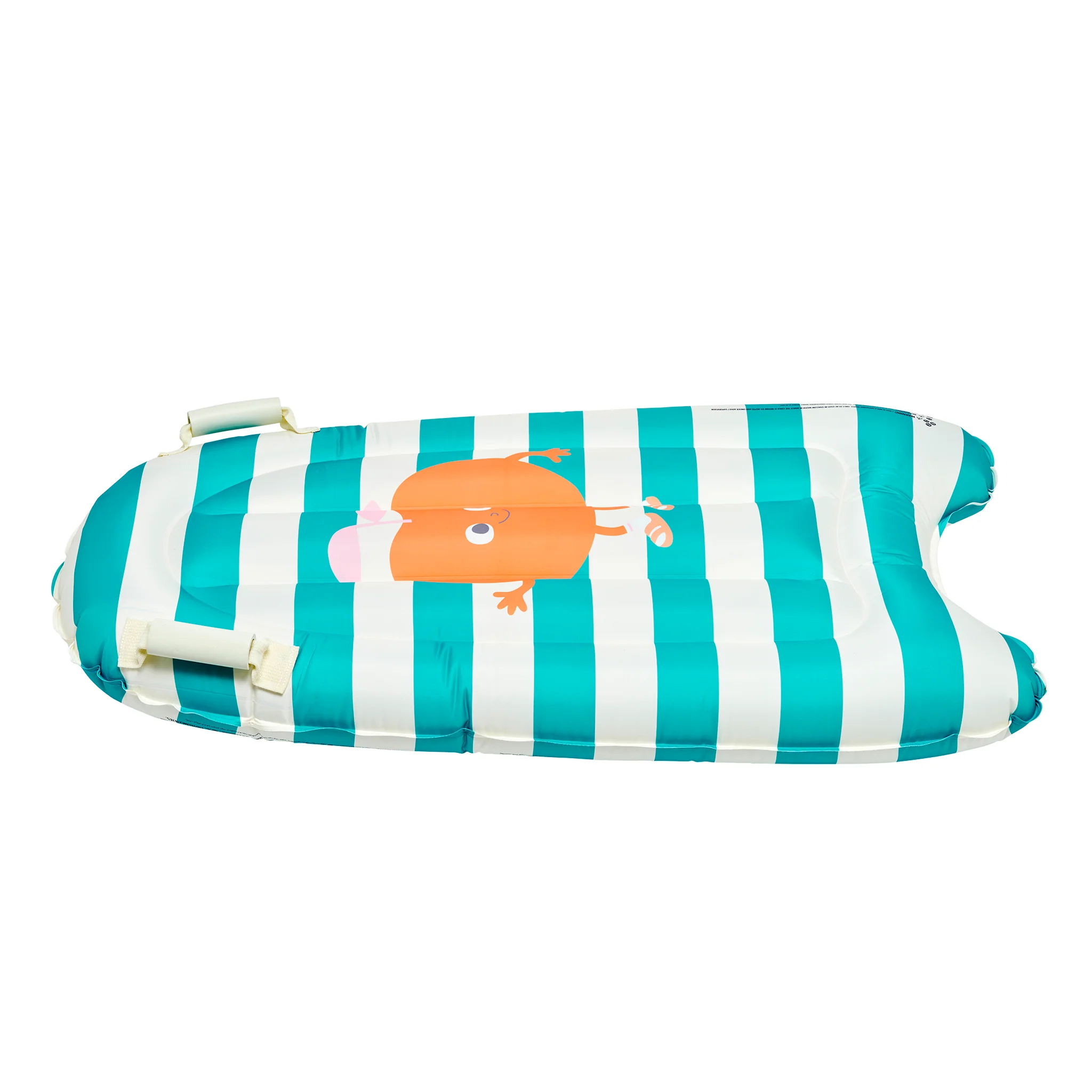 Kids Surf Mat - Poppy the Peach Green Stripe - Image 6