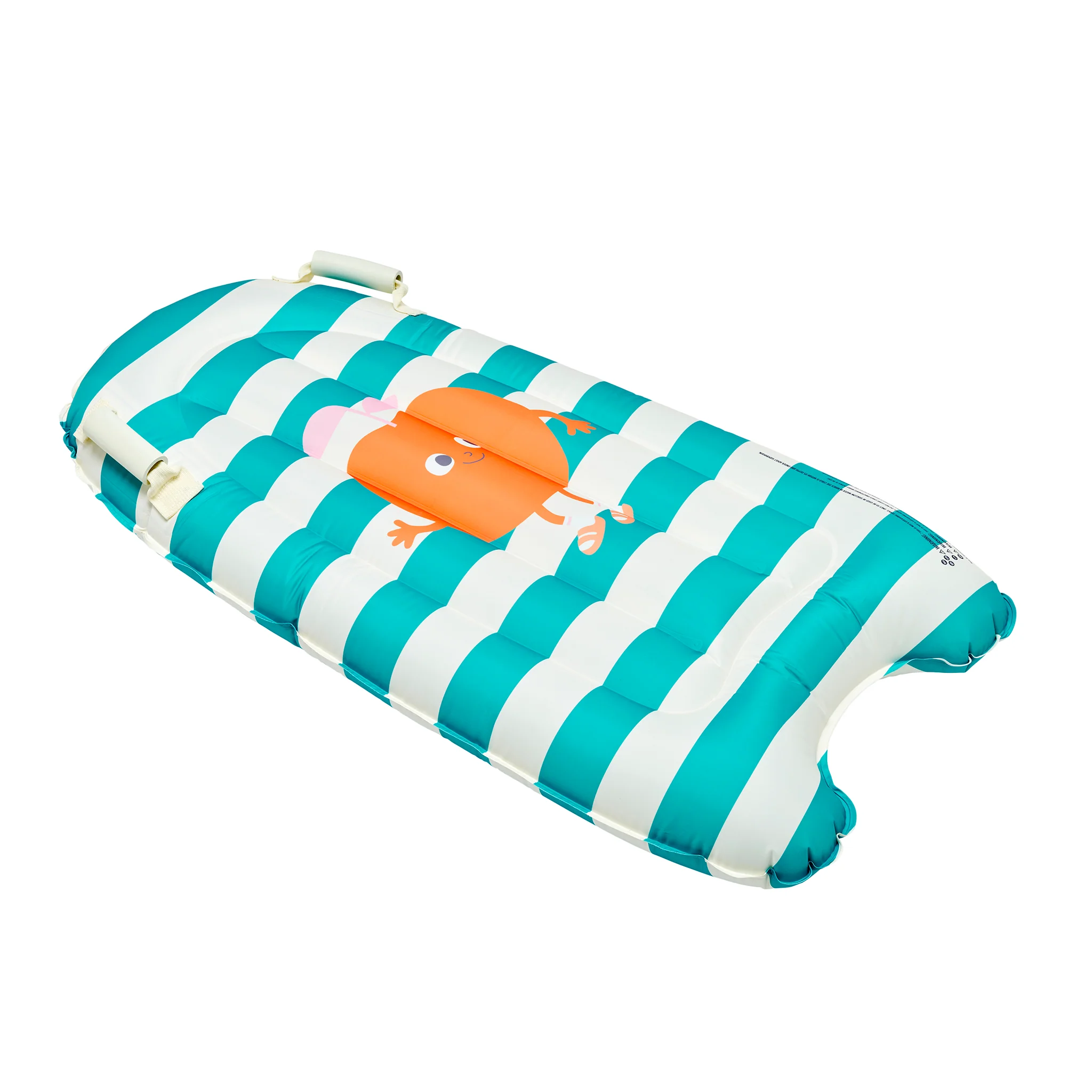 Kids Surf Mat - Poppy the Peach Green Stripe - Image 8
