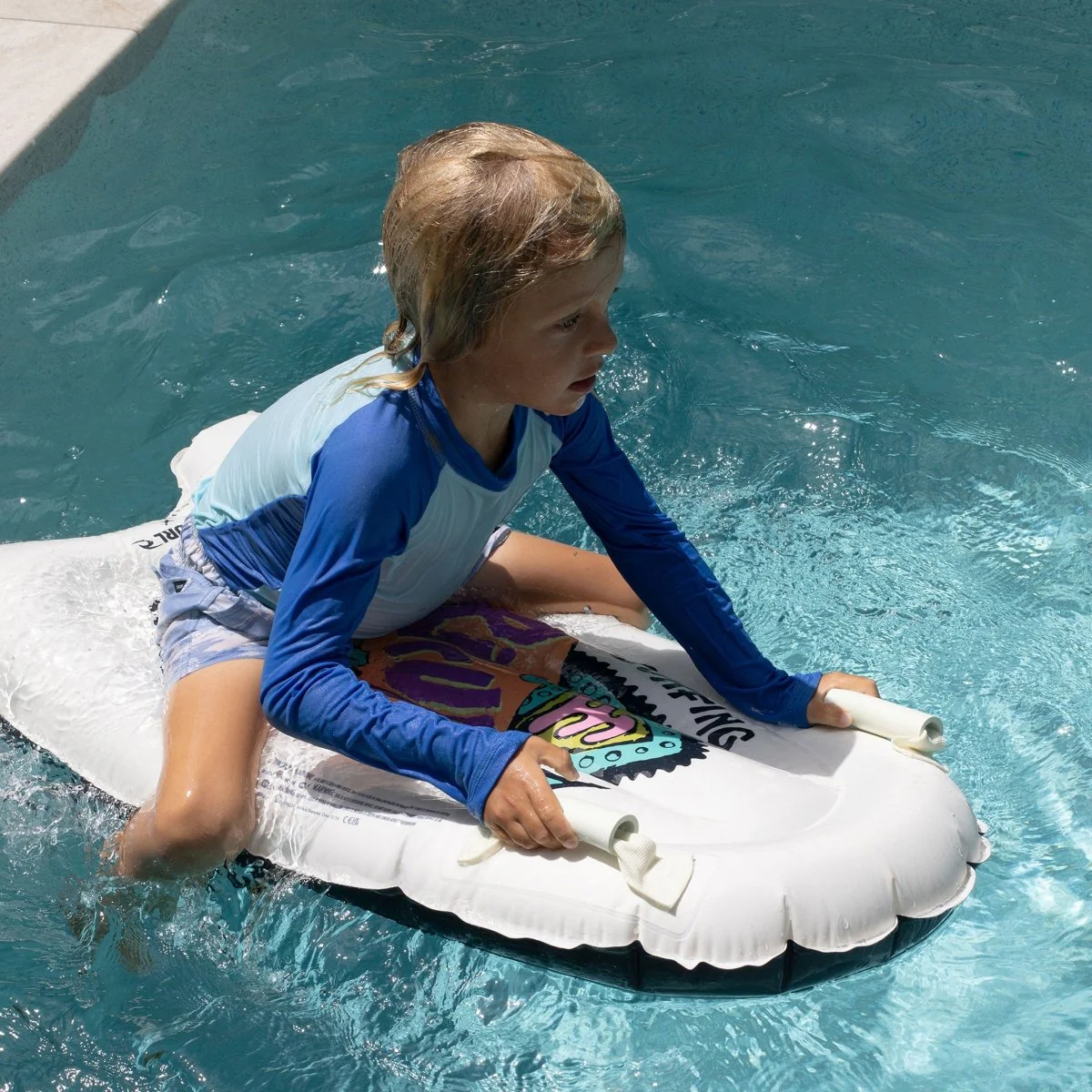 Kids Surf Mat - Shield Surf Chalk - Image 5