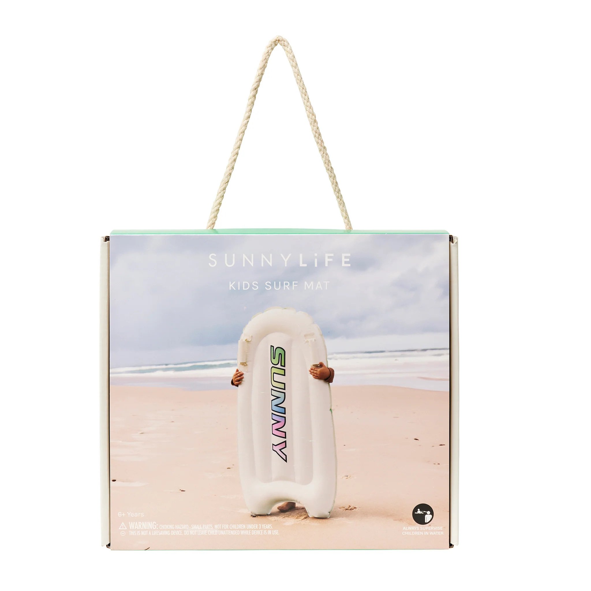 Kids Surf Mat - Cream and Yellow - Image 11