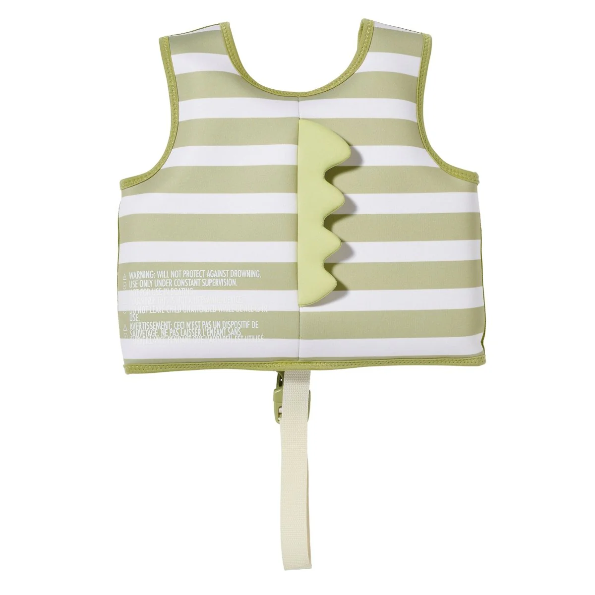 Kids Swim Vest 2-3 - Into the Wild Green Stripe - Image 6