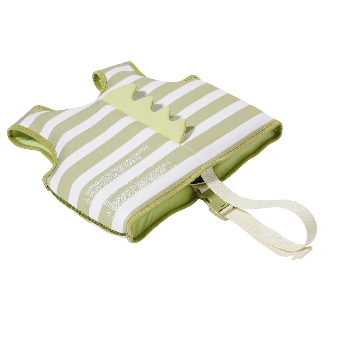 Kids Swim Vest 2-3 - Into the Wild Green Stripe - Image 7