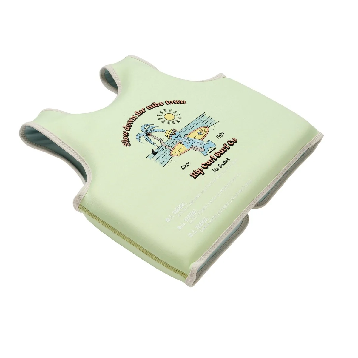 Kids Swim Vest 3-6 - Shred Turtle Green - Image 6
