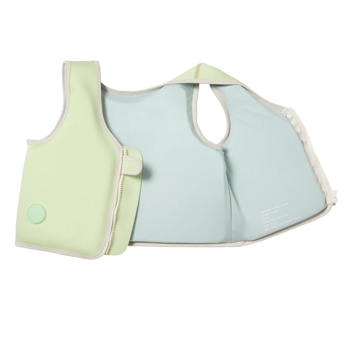 Kids Swim Vest 3-6 - Shred Turtle Green - Image 7