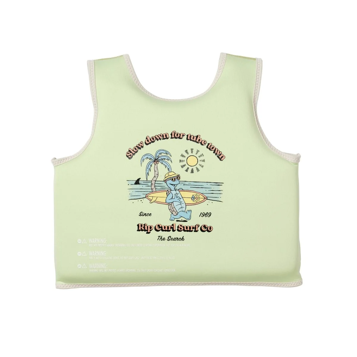Kids Swim Vest 3-6 - Shred Turtle Green - Image 8