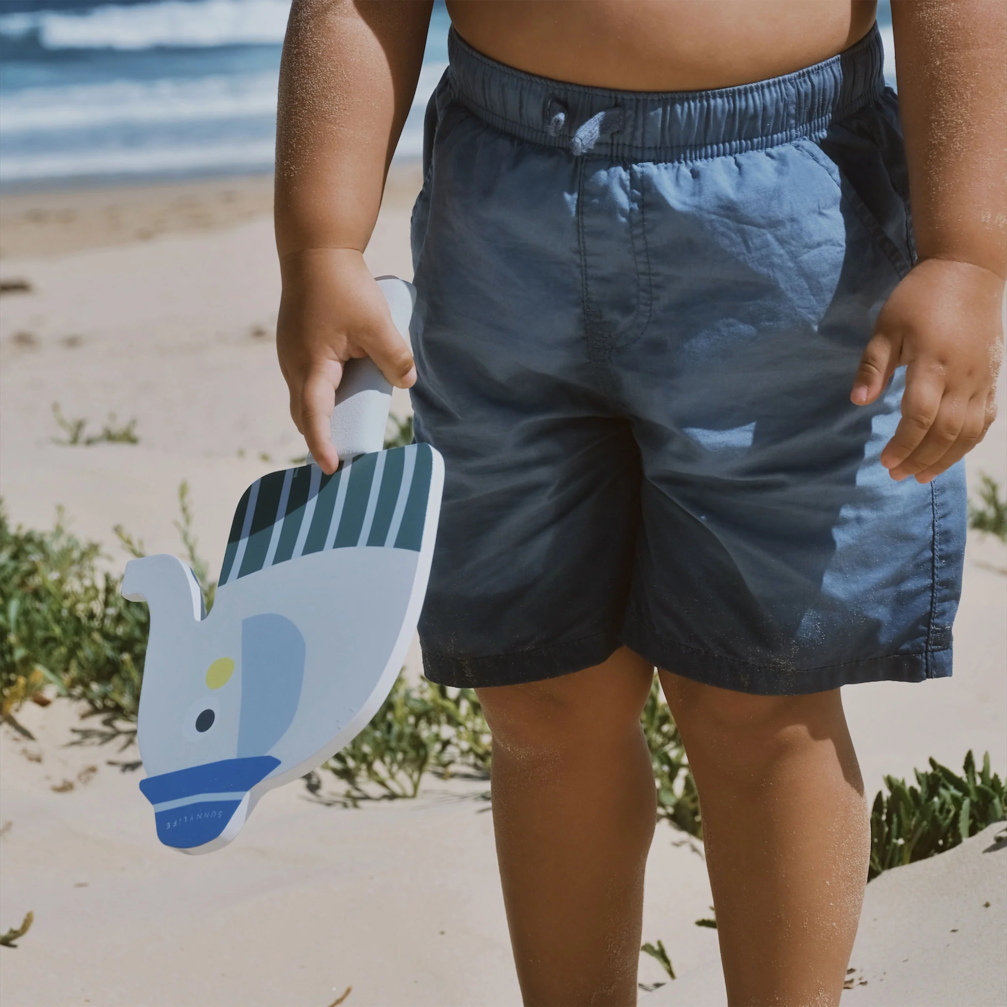 Kids Velcro Beach Bats - Eli the Elephant Multi - Image 3