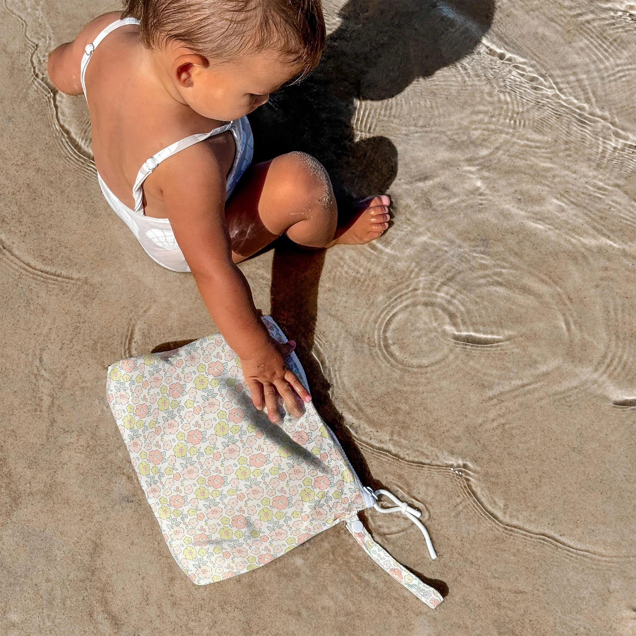 Kids Wet Bag - Into the Garden Ditsy Floral - Image 2
