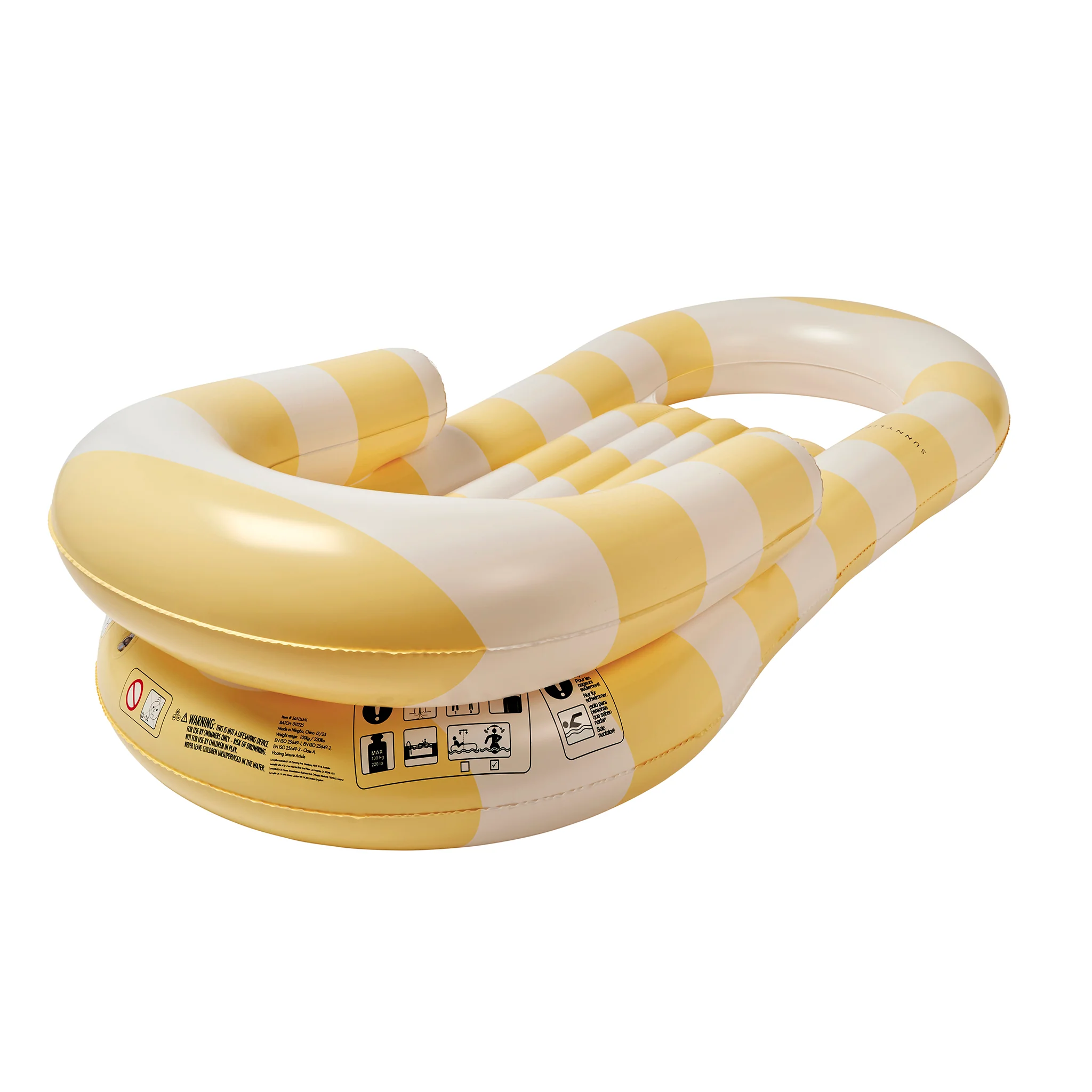 Laze & Lounge Float - La Mer Limon Stripe - Image 7