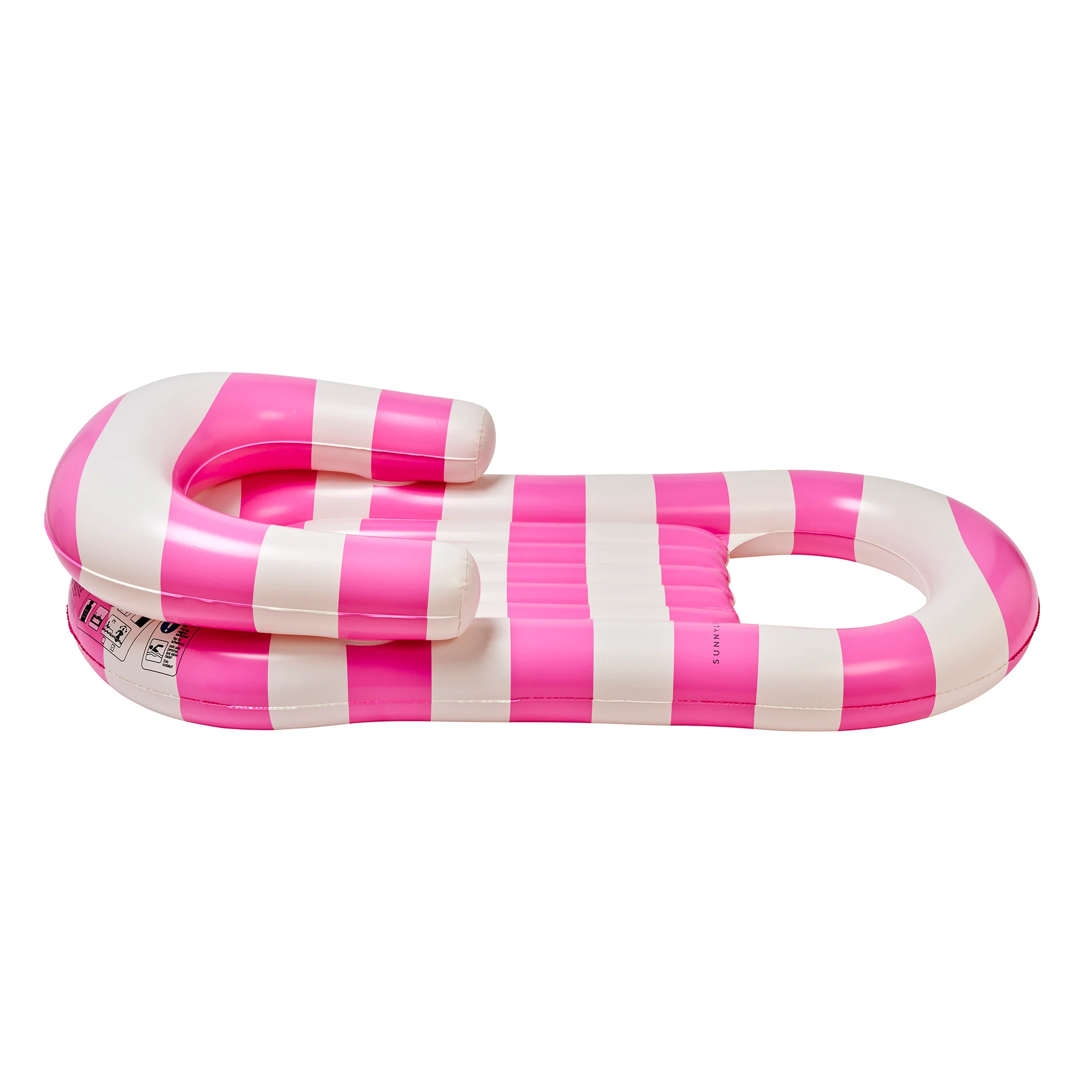Laze & Lounge Float - Pool Party Magenta Stripe - Image 6