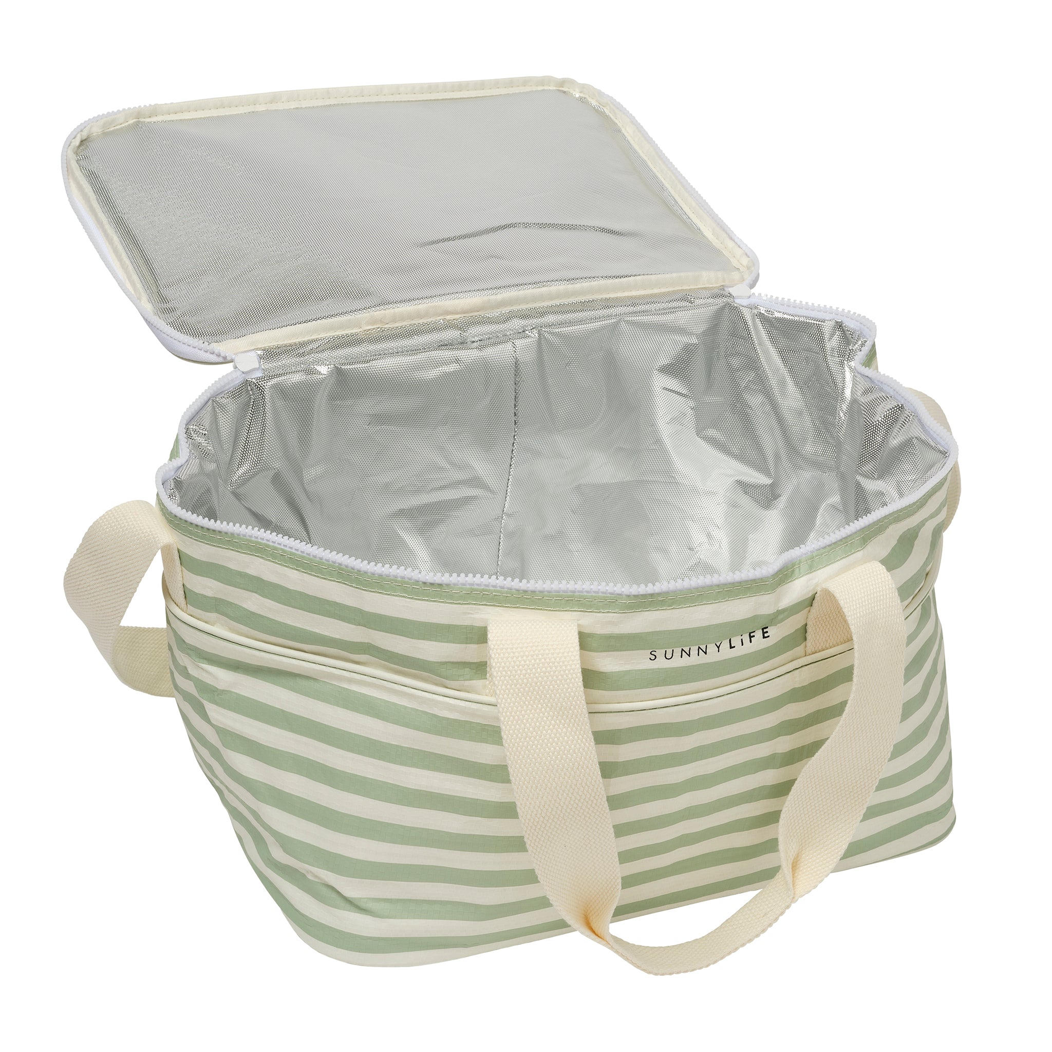 Light Cooler Bag - Sea Sage Stripe - Image 4