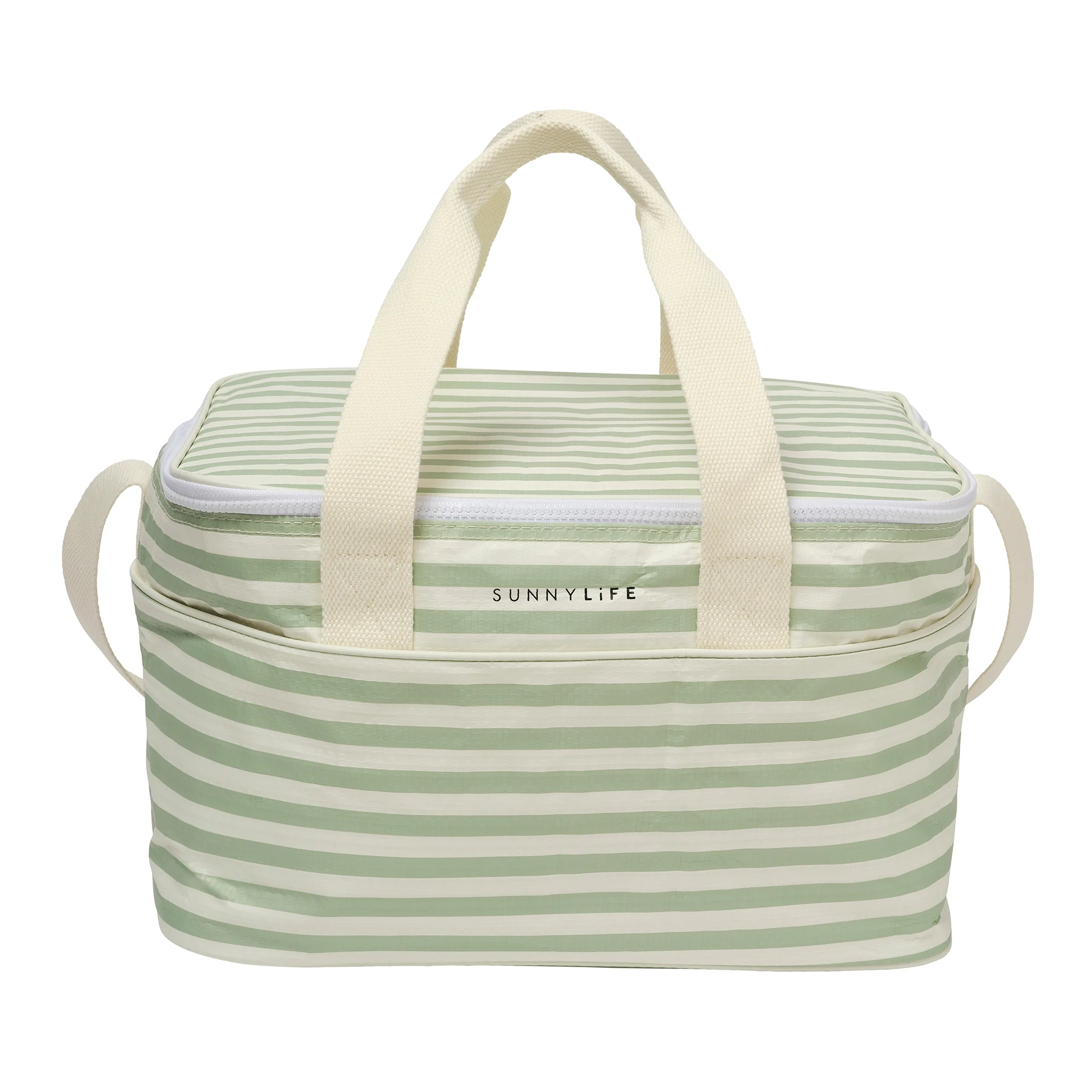 Light Cooler Bag - Sea Sage Stripe - Image 5