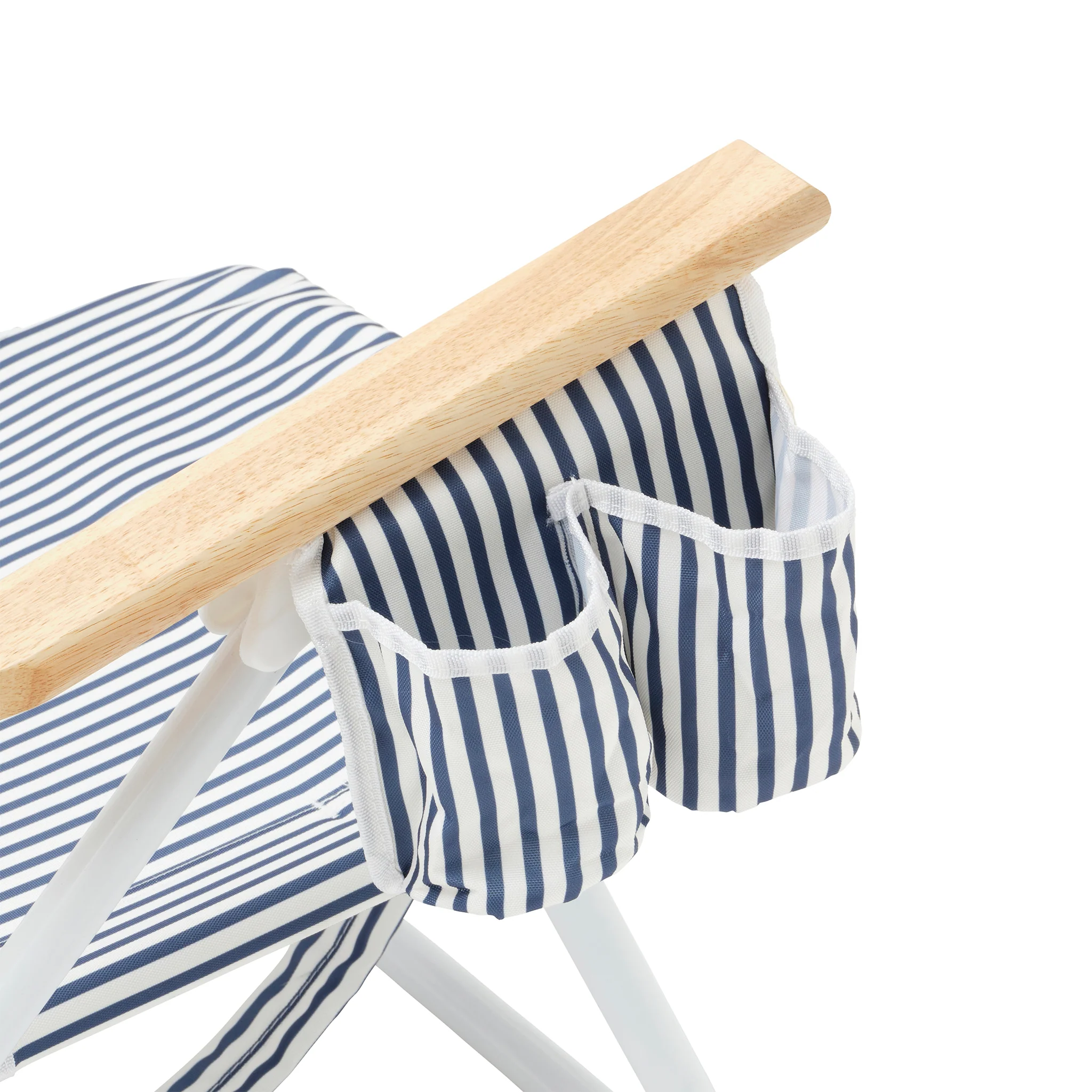 Deluxe Beach Chair - Navy Stripe - Image 10