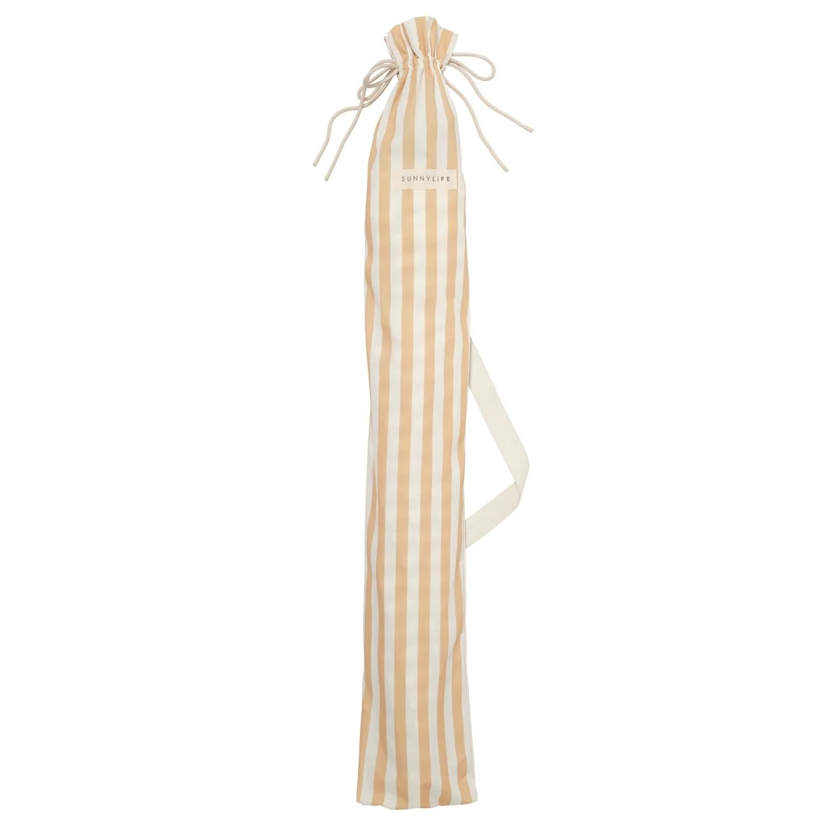 Luxe Beach Umbrella - Butternut Stripe - Image 6