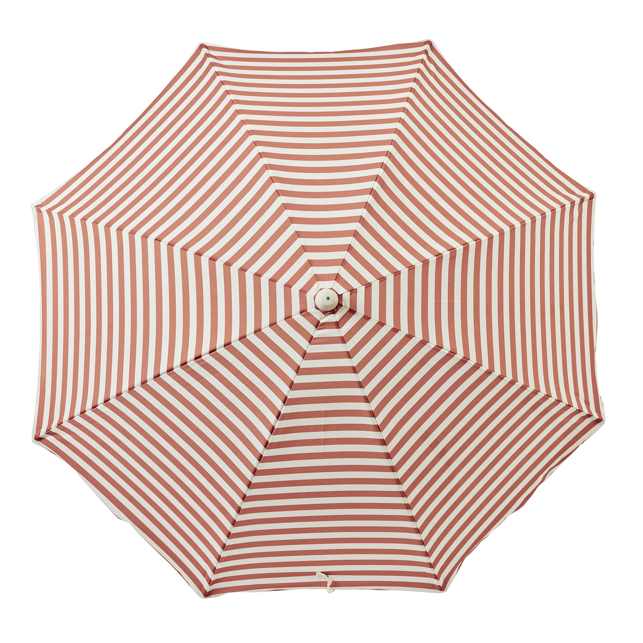 Luxe Beach Umbrella - Tierra Clay Stripe - Image 5