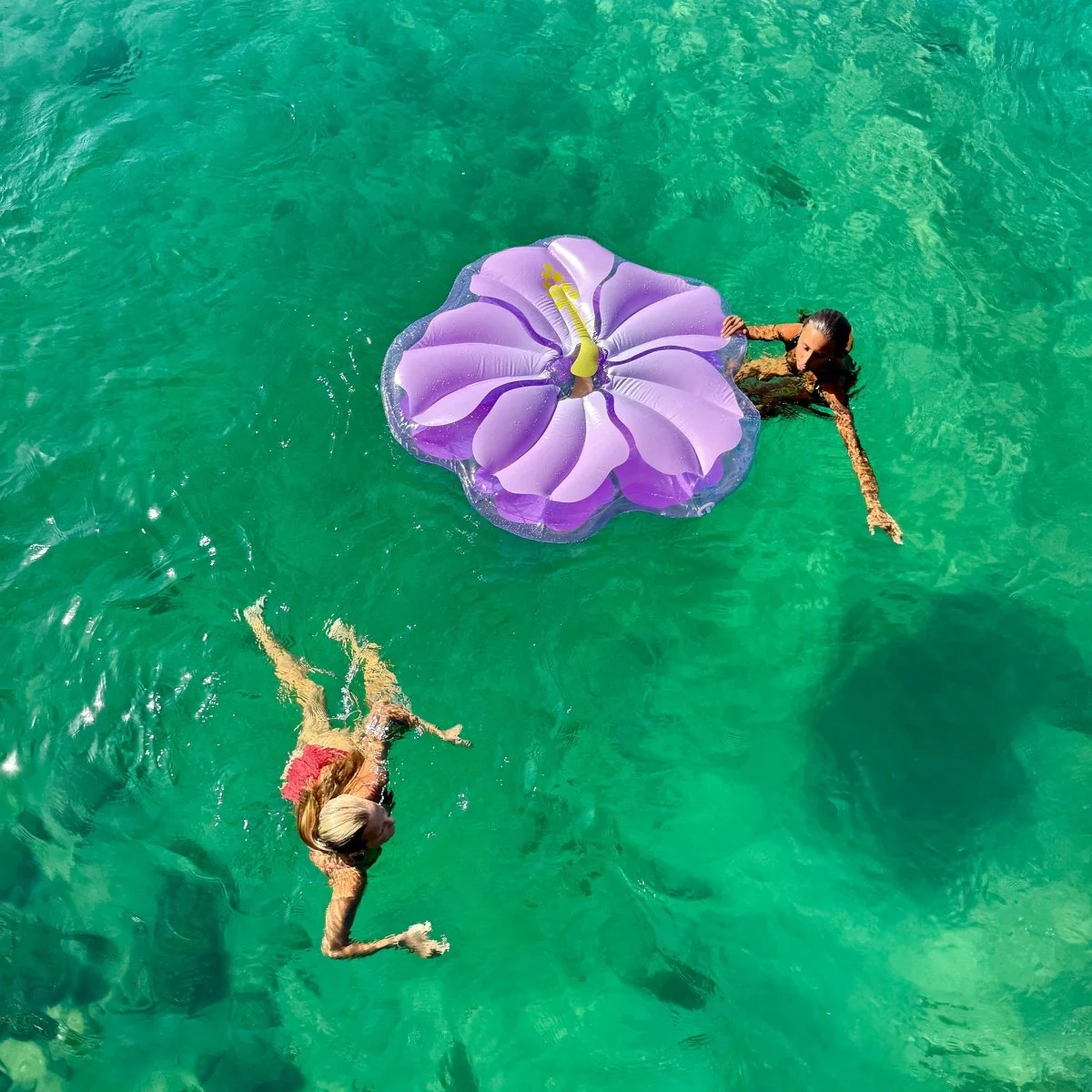 Luxe Lie-On Float - Hibiscus Purple - Image 3