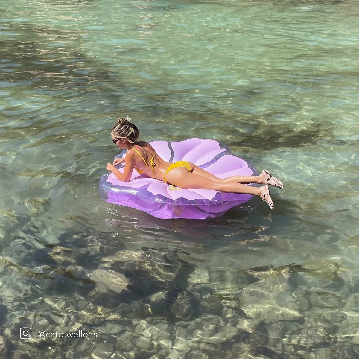 Luxe Lie-On Float - Hibiscus Purple - Image 7