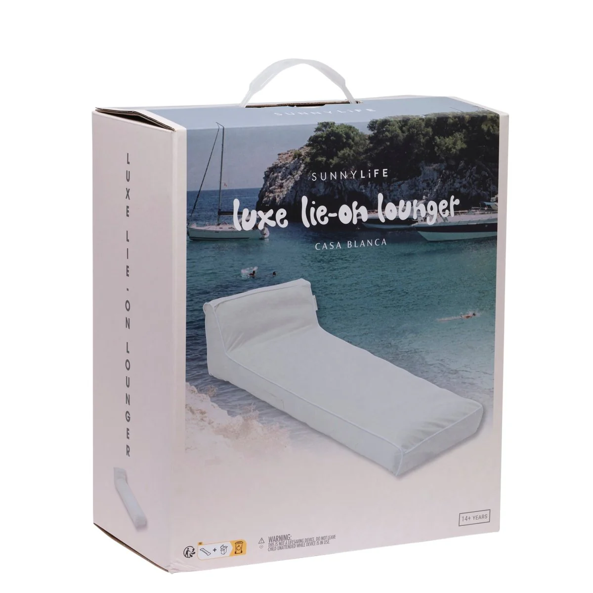 Luxe Lie-On Lounger - Casa Cream - Image 10