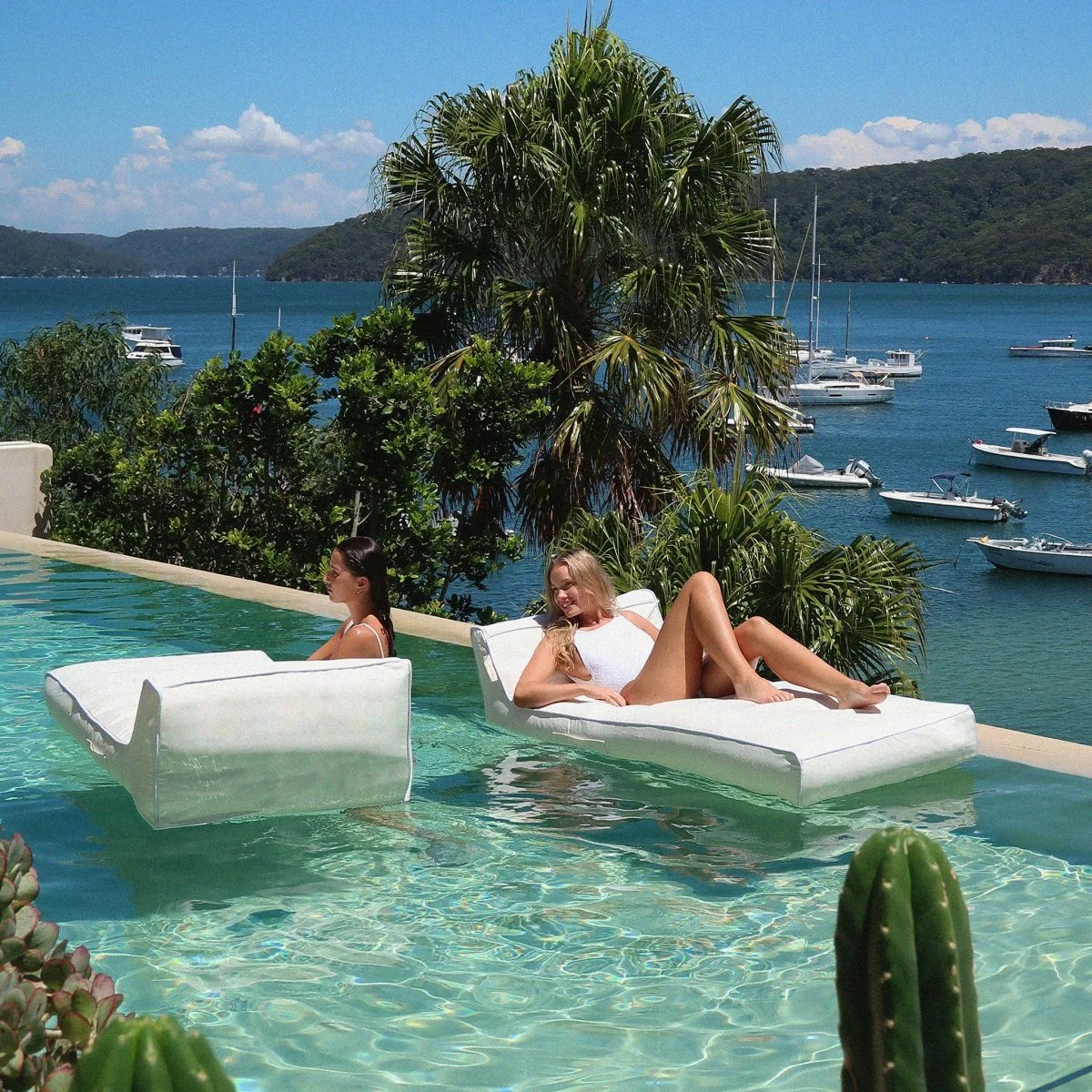 Luxe Lie-On Lounger - Casa Cream - Image 3