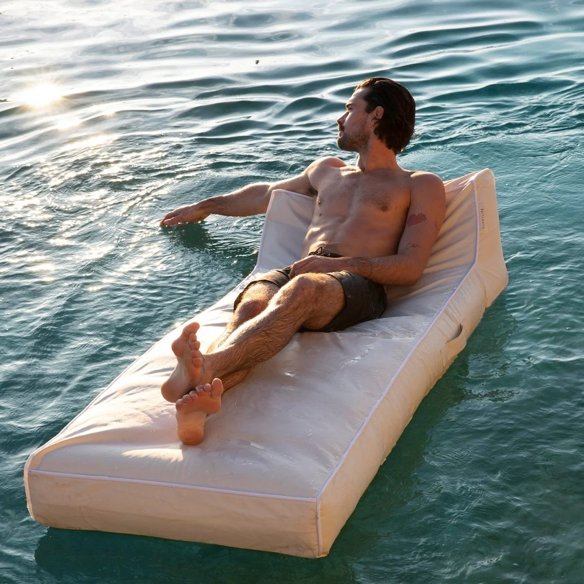 Luxe Lie-On Lounger - Casa Cream - Image 5
