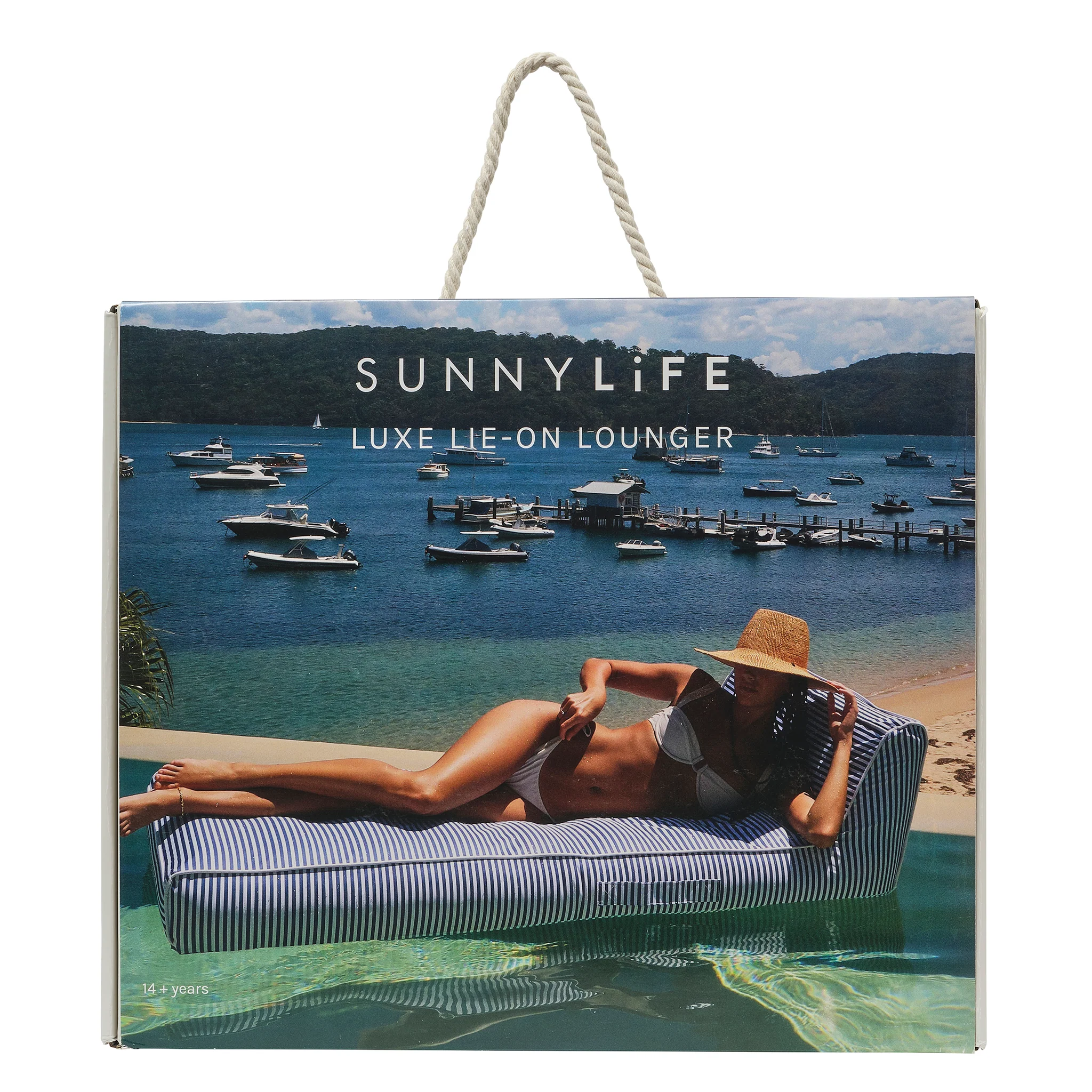 Luxe Lie-On Lounger - Le Weekend Navy - Image 10