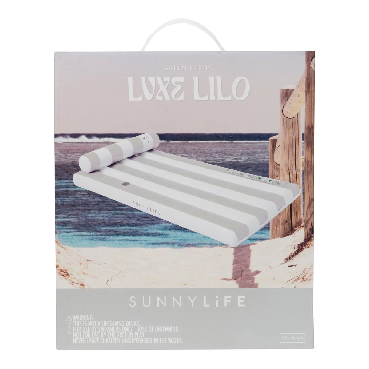 Luxe Lilo - Green Stripe - Image 11