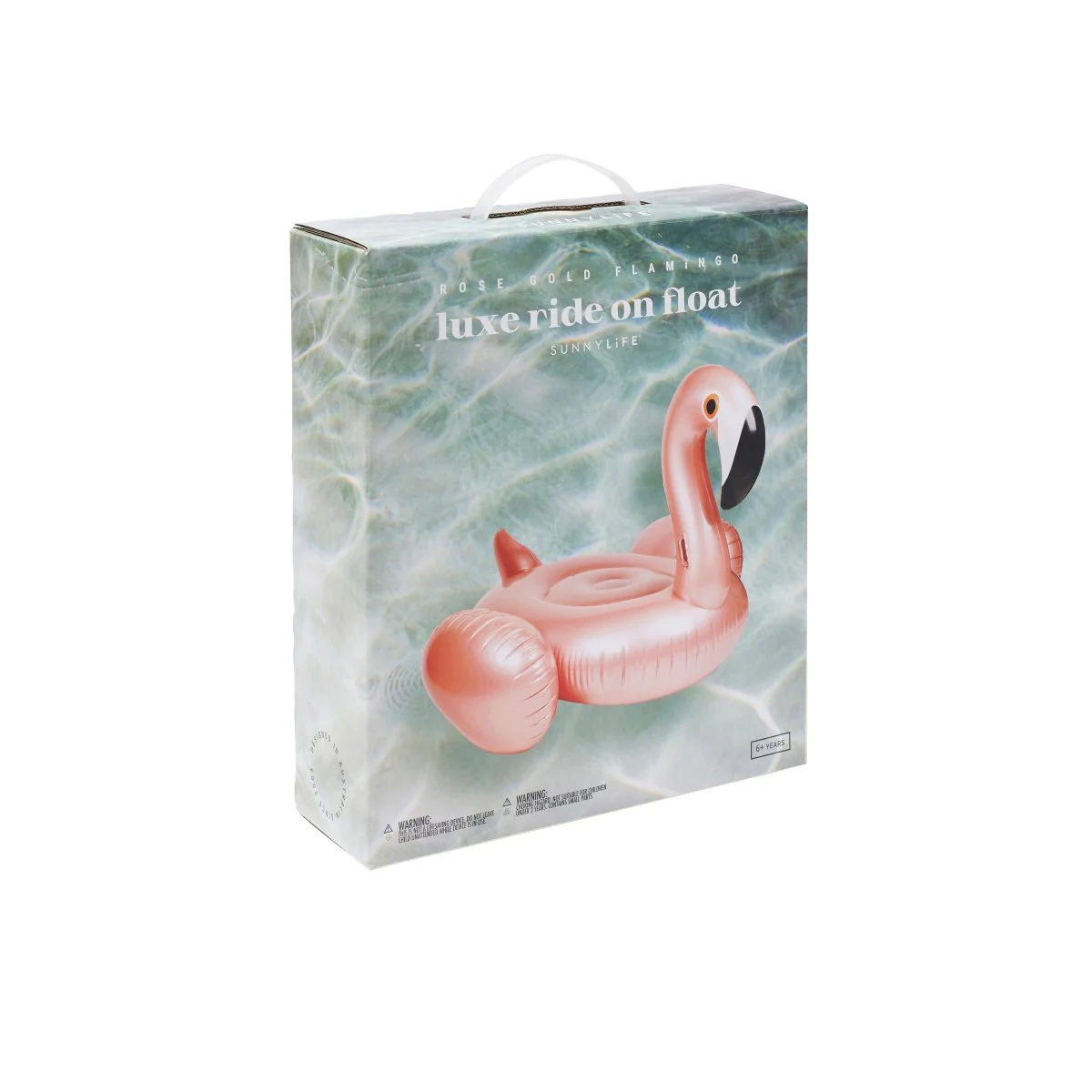 Luxe Ride-On Flamingo Float - Rose Gold - Image 9