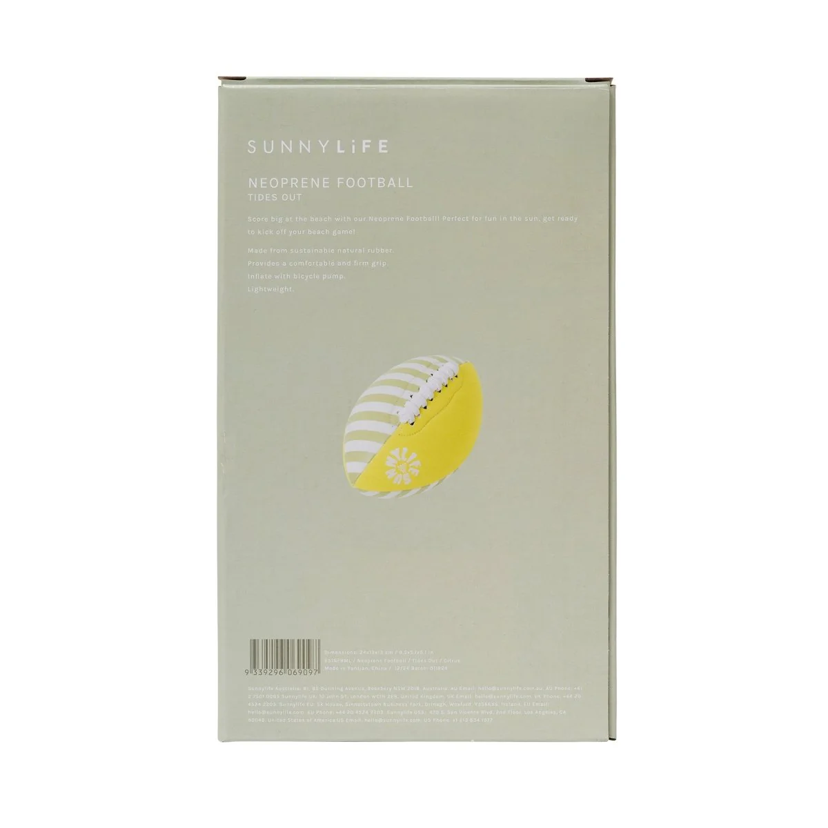 Neoprene Football - Tides Out Neon Yellow - Image 11