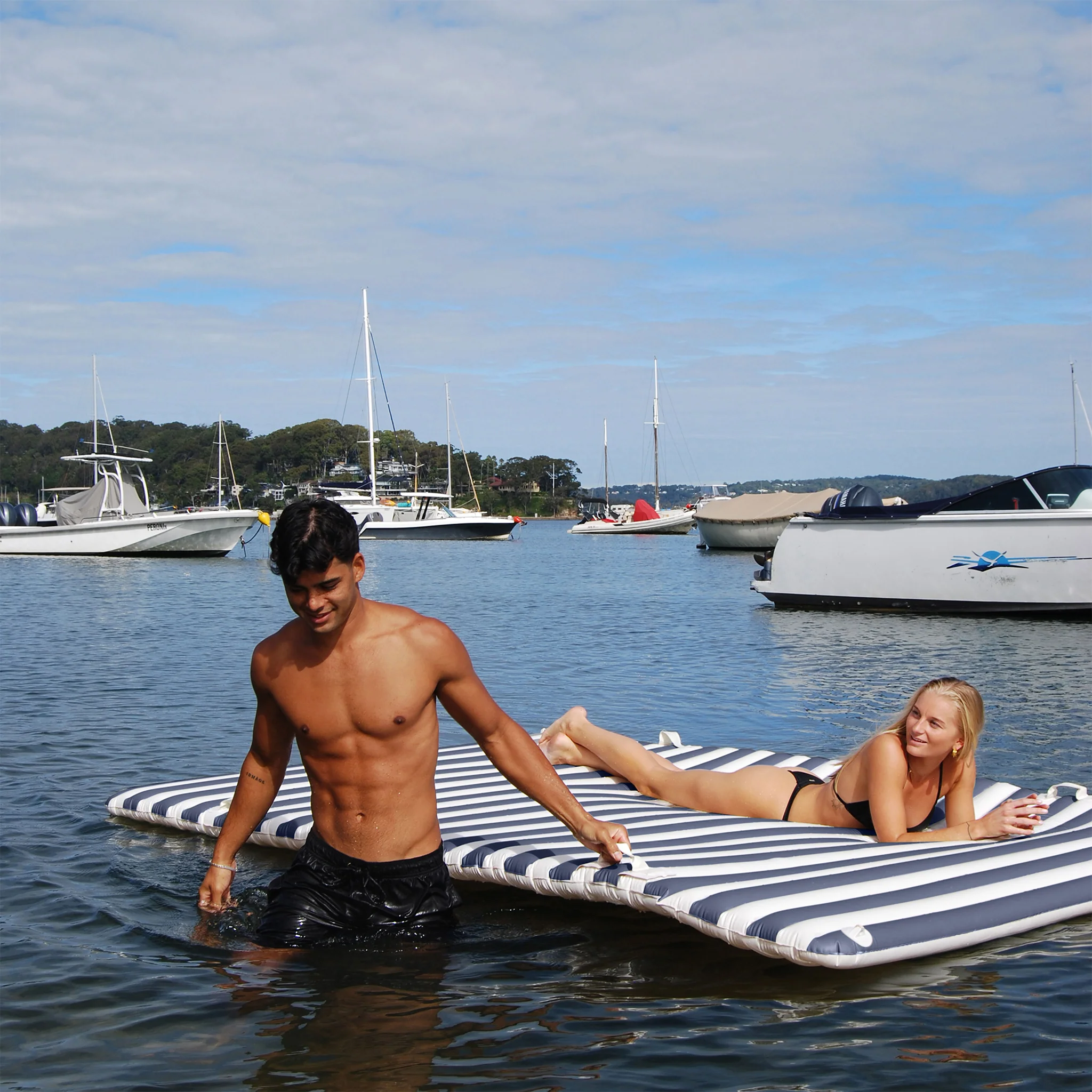Party Pad Float - Marine Stripe - Image 4