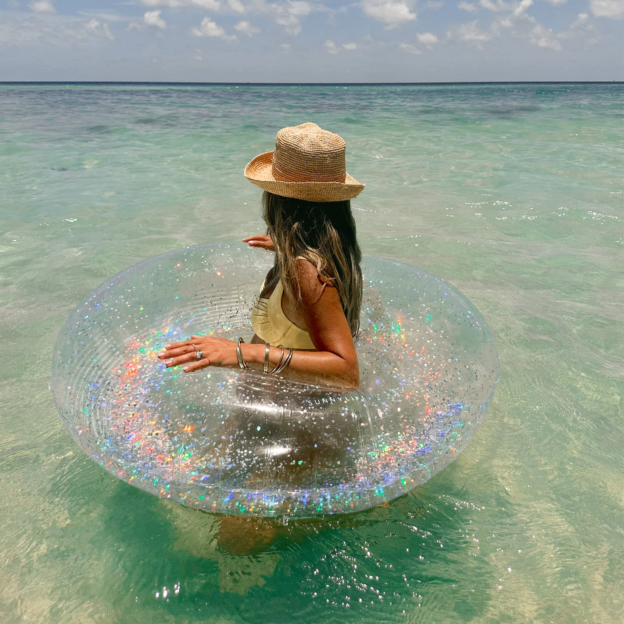 Tube Pool Ring - Glitter - Image 4