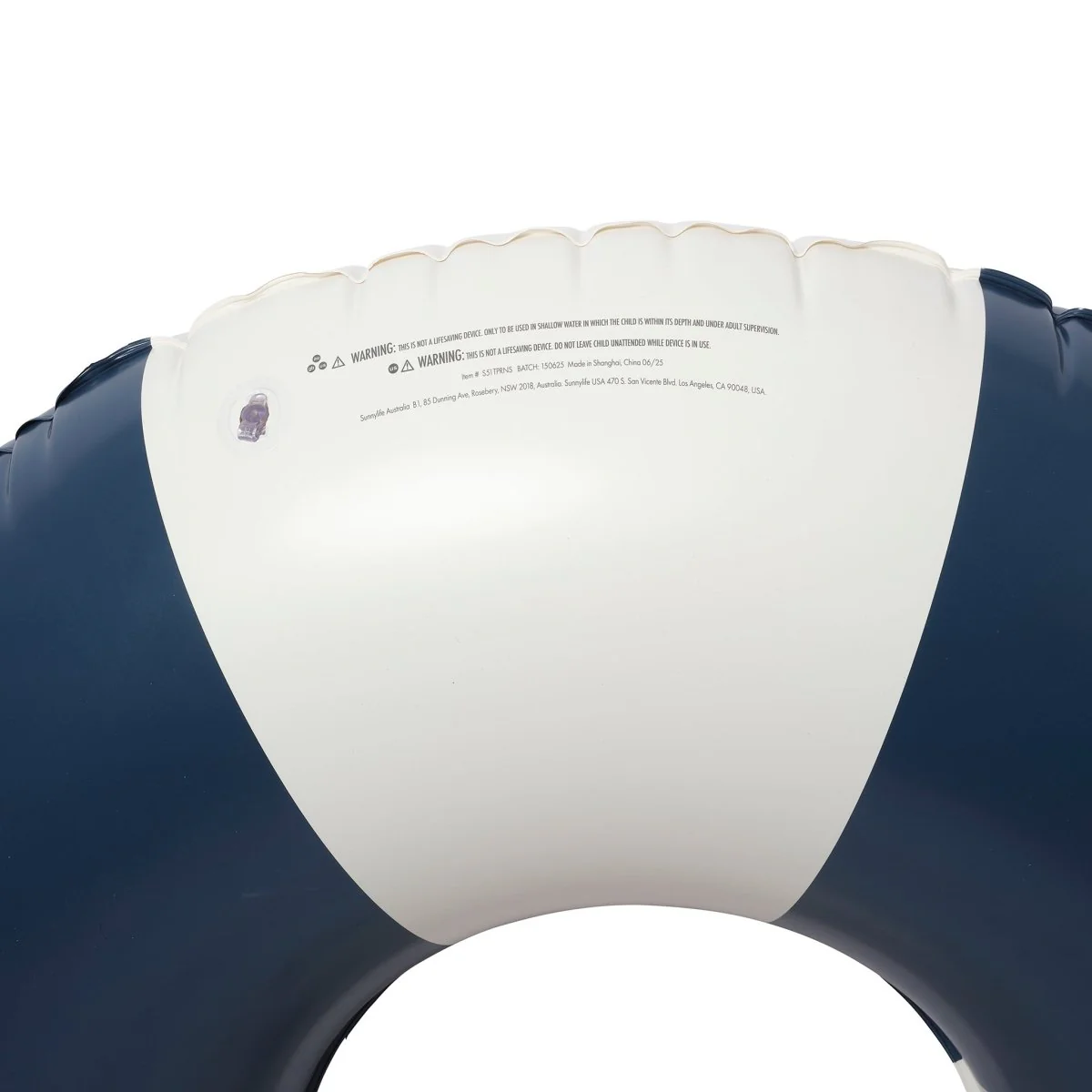 Tube Pool Ring - Navy Stripe - Image 3