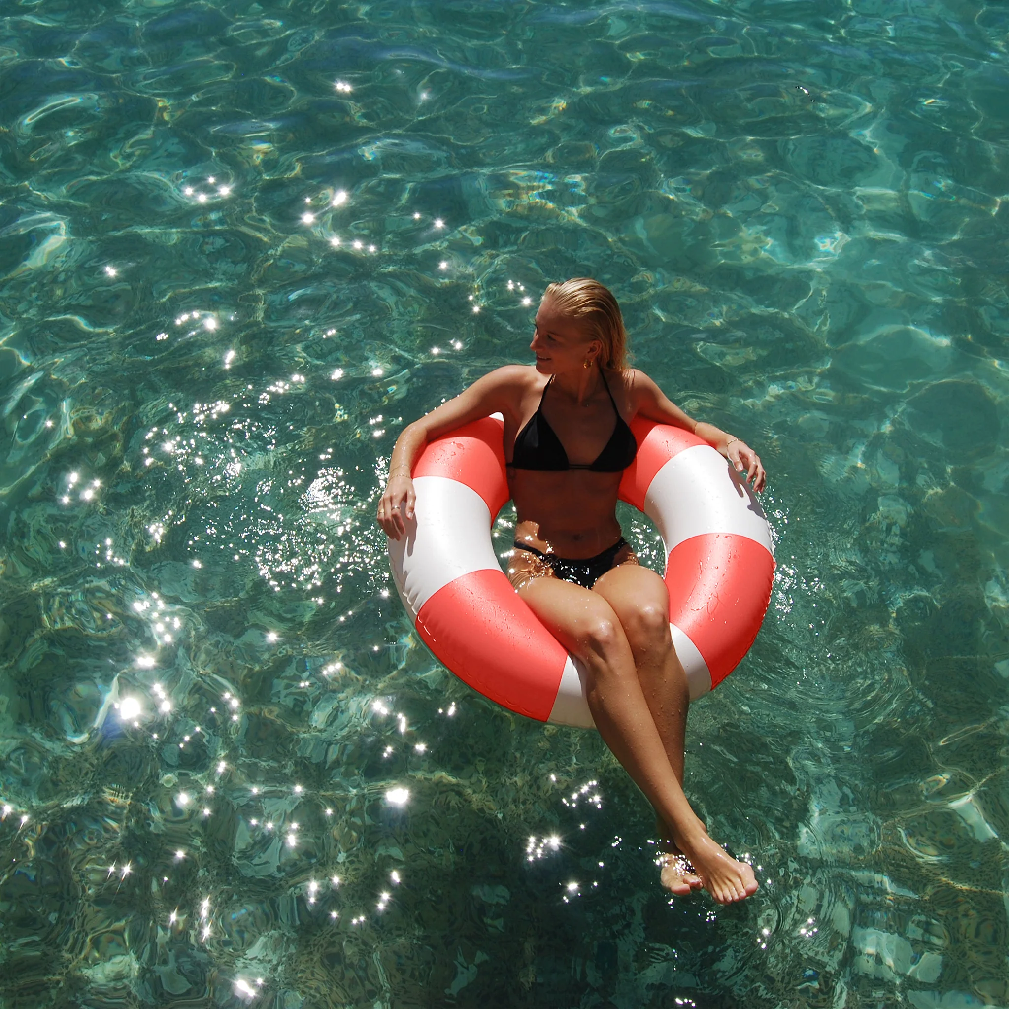 Slim Tube Pool Ring - Pool Party Tomato - Image 4