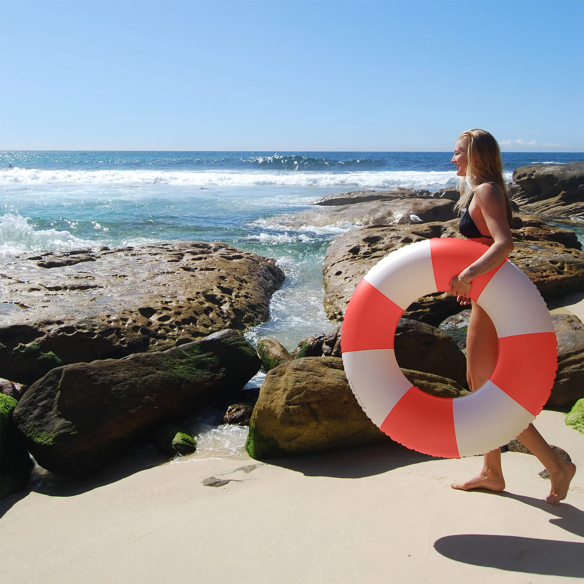 Slim Tube Pool Ring - Pool Party Tomato - Image 5