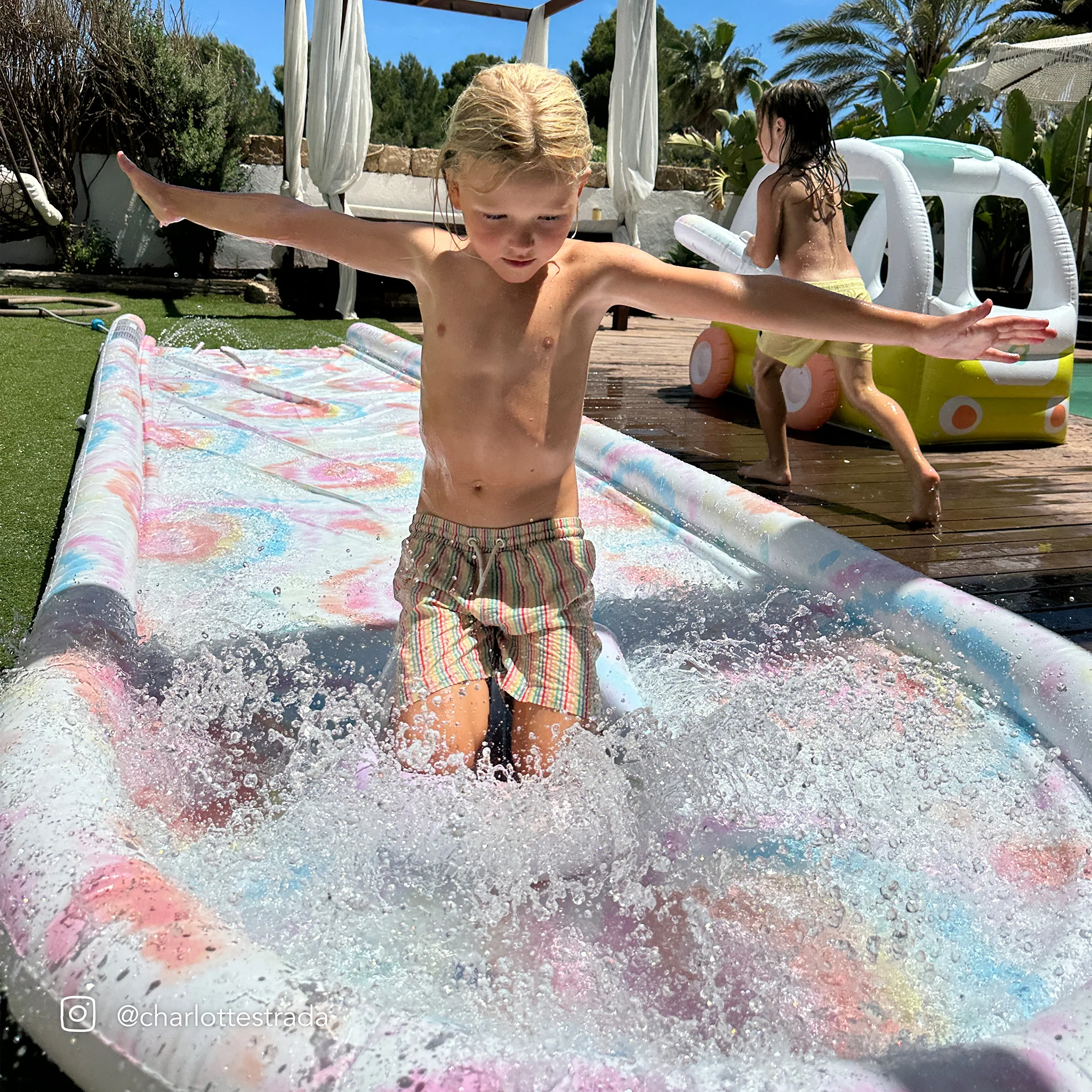 Slip, Slide and Body Board Set - Tie Dye - Image 4