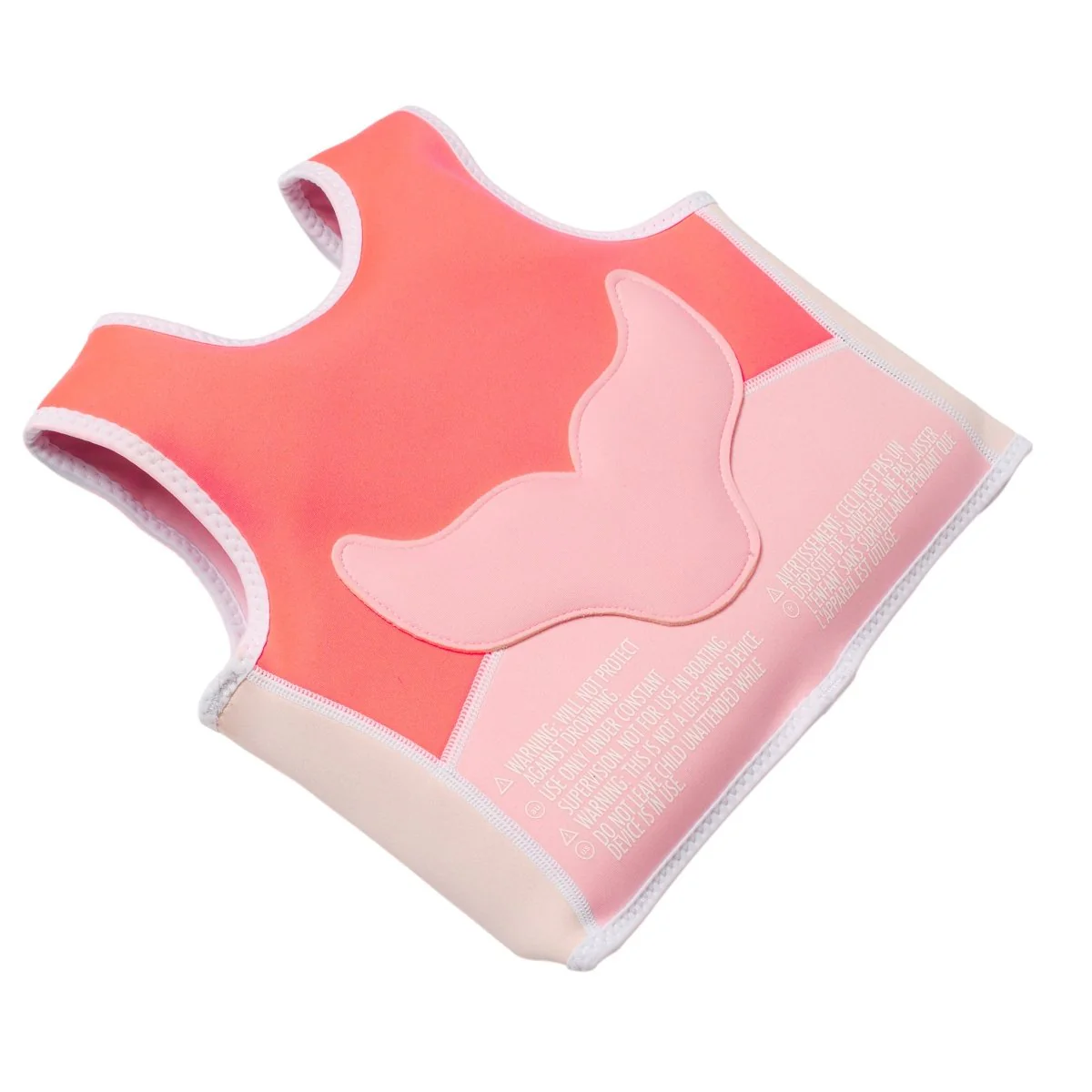 Kids Swim Vest 1-2 - Melody The Mermaid Pink - Image 6