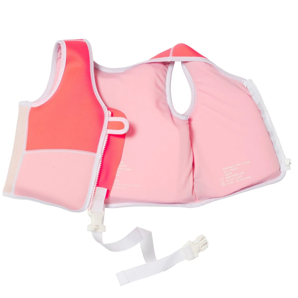 Kids Swim Vest 2-3 - Melody The Mermaid Pink - Image 5