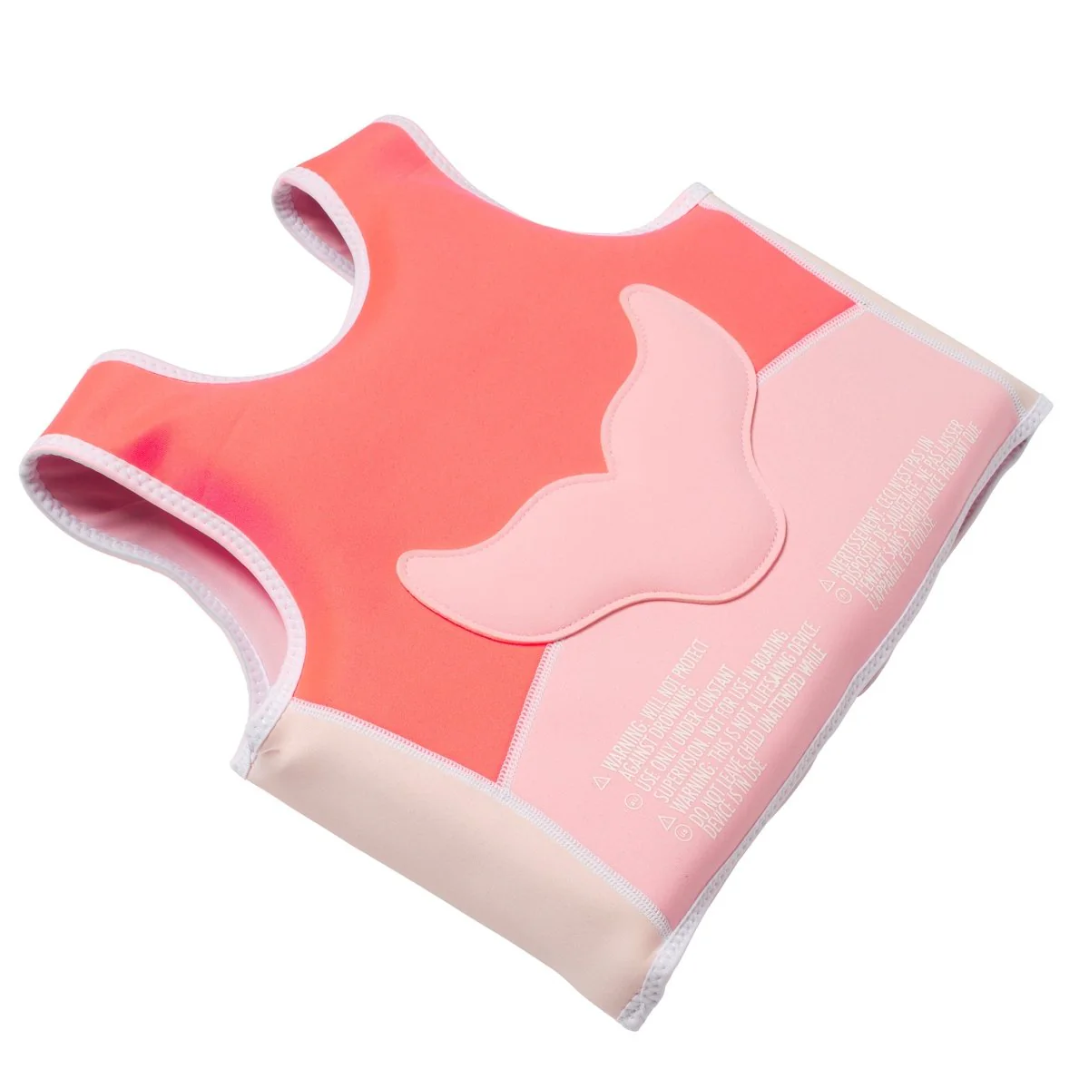 Kids Swim Vest 3-6 - Melody The Mermaid Pink - Image 6