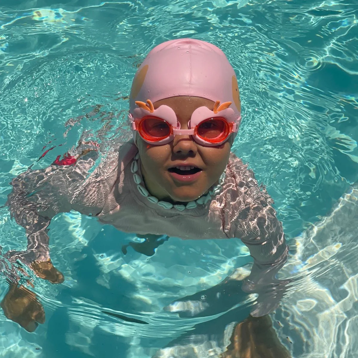 Swimming Goggles - Cotton Candy Pink - Image 6