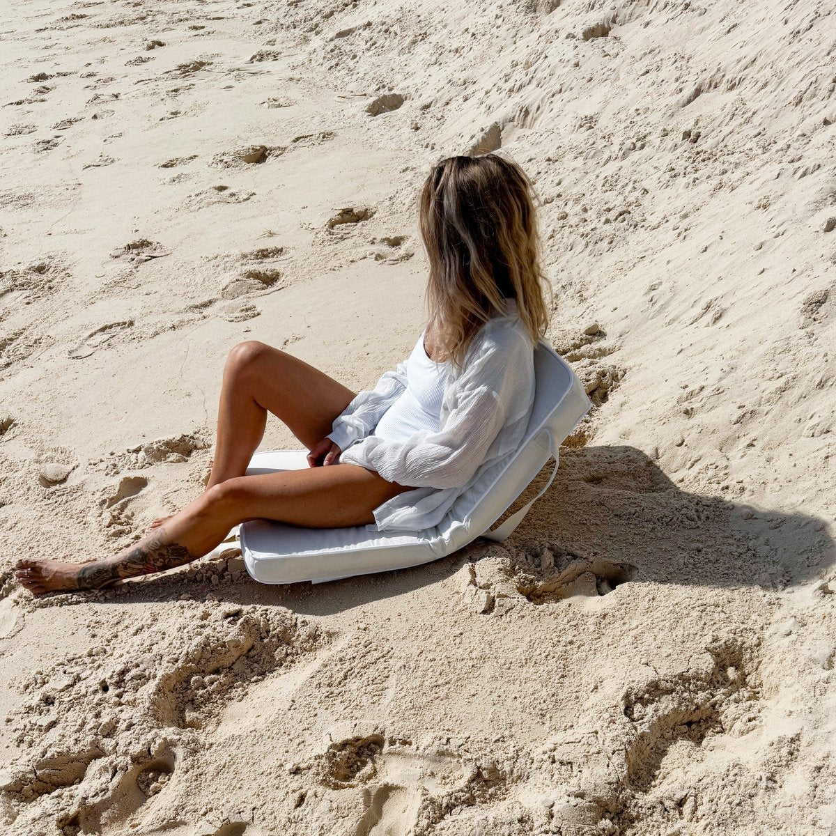 Take Anywhere Folding Chair - Casa Cream - Image 5