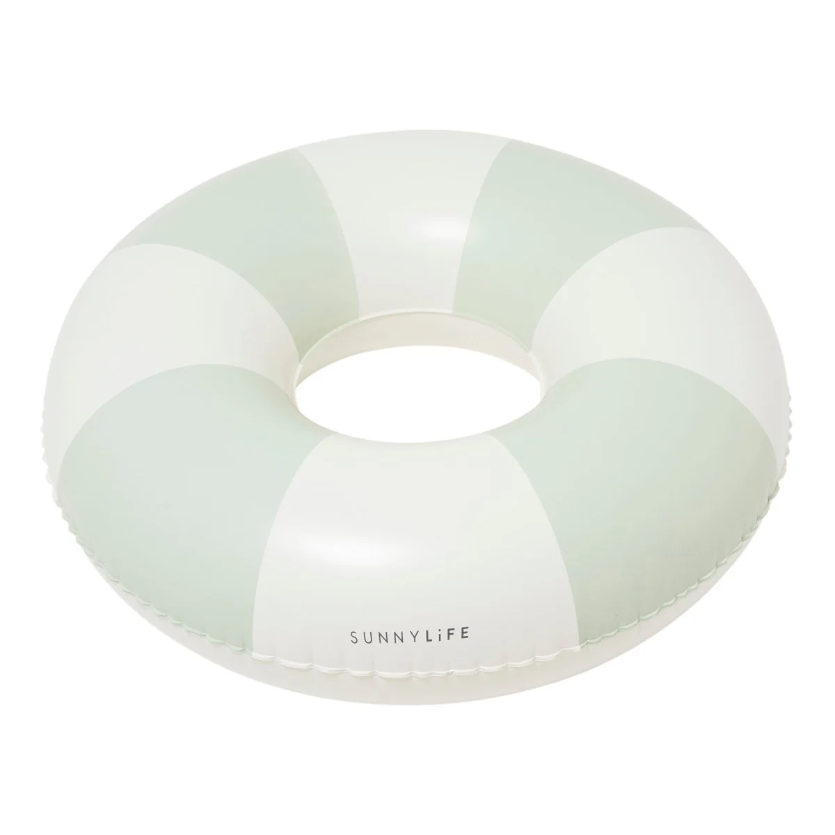 Tube Pool Ring - The Vacay Soft Olive Stripe - Image 7